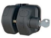 D&D side pull latch kit Black Z striker LOCKABLE,